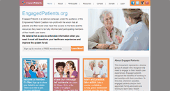 Desktop Screenshot of engagedpatients.org